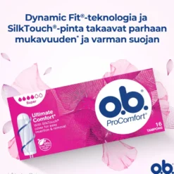 O.B. Procomfort Super tamponi 16 kpl