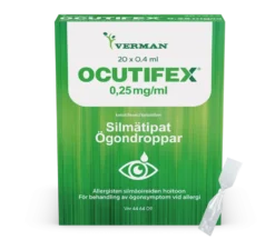 OCUTIFEX 0,25 mg/ml silmätipat, liuos, kerta-annospakkaus