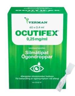 OCUTIFEX 0,25 mg/ml silmätipat, liuos, kerta-annospakkaus