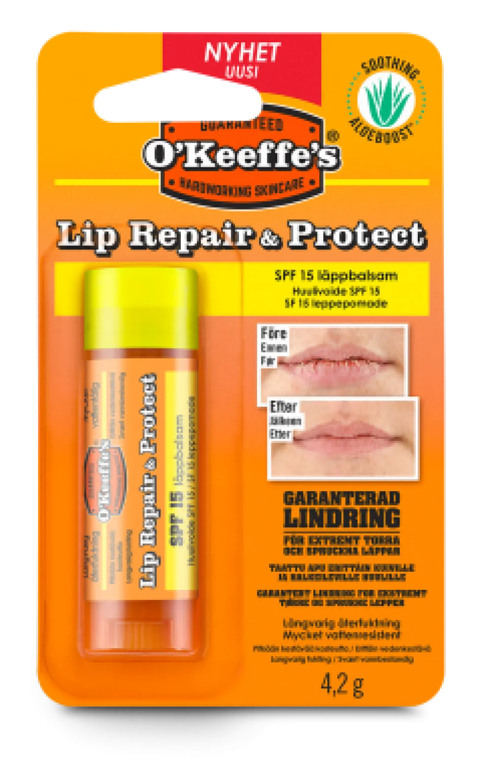 O KEEFFES Lip Repair Protect & SPF 15 huulivoide
