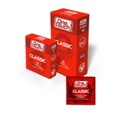 ONE Touch Classic liukastetut kondomit 12 kpl
