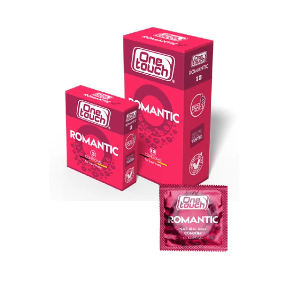 ONE Touch Romantic kondomit 12 kpl
