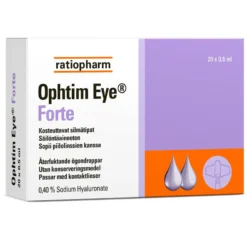 OPHTIM EYE Forte 0,4% Silmätipat pipetit