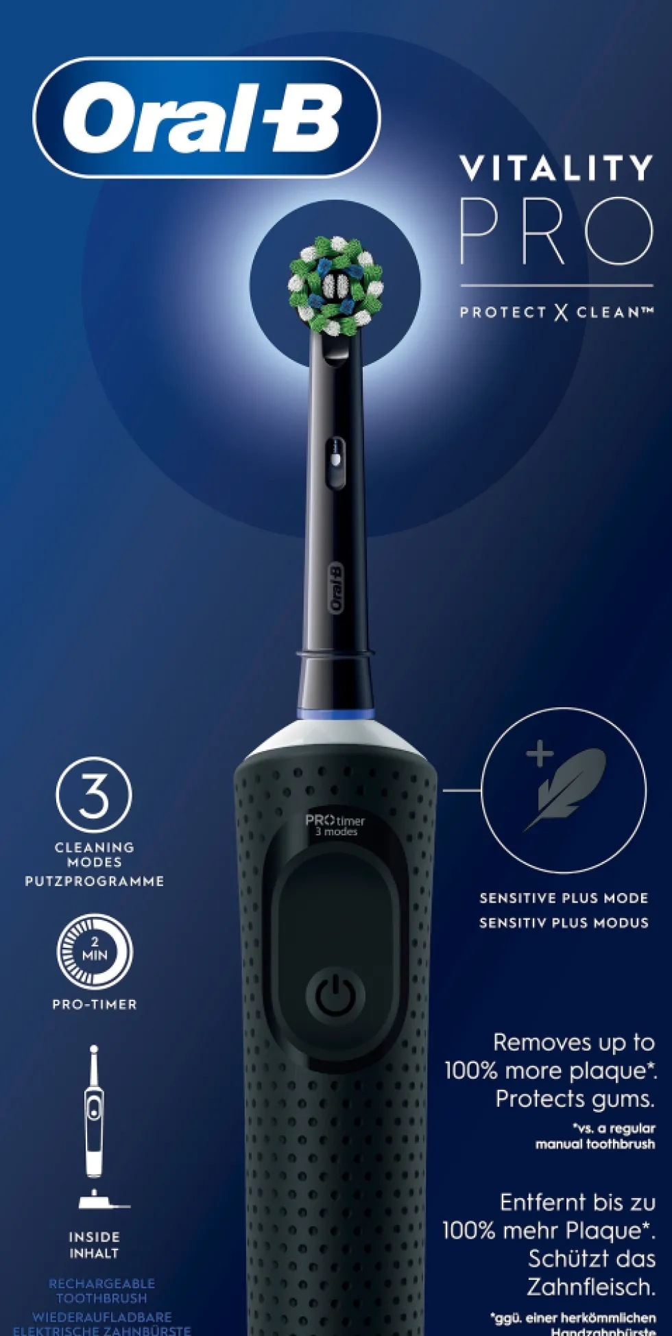 ORAL-B Vitality pro sähköhammasharja musta