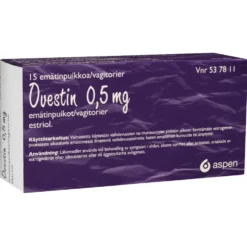 OVESTIN 0,5 mg emätinpuikko