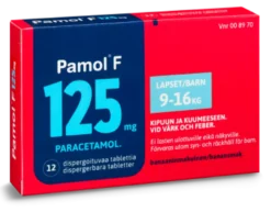 PAMOL F 125 mg suussa hajoava tabletti