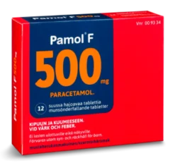 PAMOL F 500 mg suussa hajoava tabletti