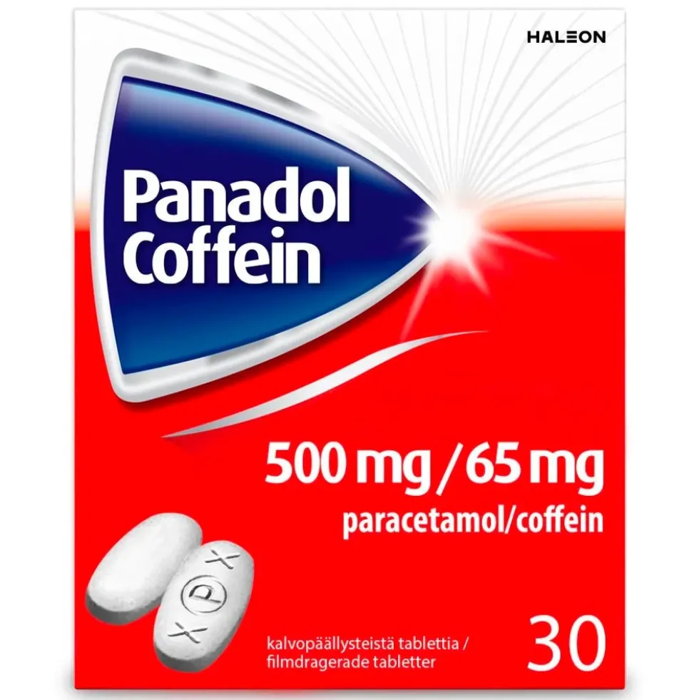 PANADOL COFFEIN 65 mg/500 mg tabletti, kalvopäällysteinen
