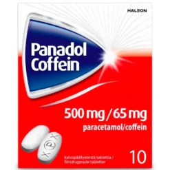PANADOL COFFEIN 65 mg/500 mg tabletti, kalvopäällysteinen