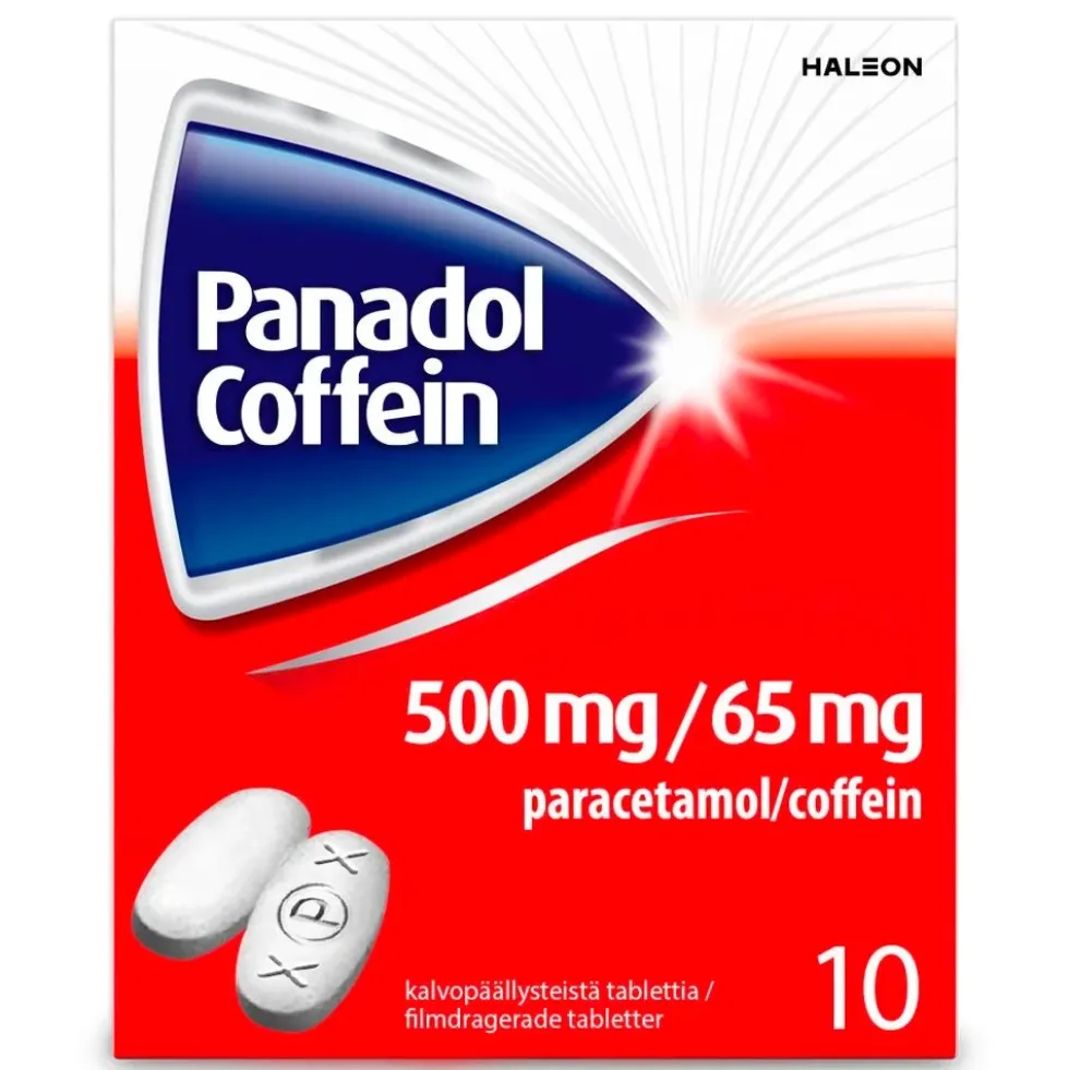 PANADOL COFFEIN 65 mg/500 mg tabletti, kalvopäällysteinen