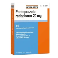 PANTOPRAZOLE RATIOPHARM 20 mg enterotabletti