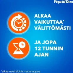 PEPCID DUO 10 mg/165 mg/800 mg purutabl