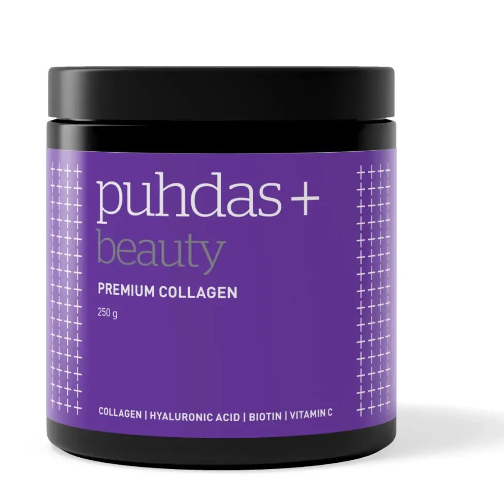 PUHDAS+ Beauty premium collagen jauhe 250 g