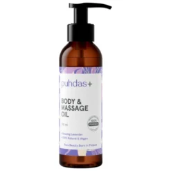 PUHDAS+ Body & Massage Oil Relaxing Lavender 150 ml