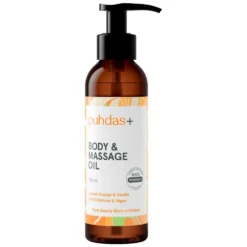 Puhdas+ Body & Massage Oil Sweet Orange & Vanilla 150 ml