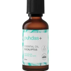 PUHDAS+ 100 % Essential oil eukalyptus eteerinen eukalyptusöljy 50 ml
