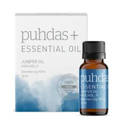 PUHDAS+ 100 % Essential oil juniper eteerinen katajaöljy