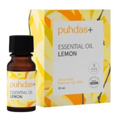 PUHDAS+ 100 % Essential oil lemon eteerinen sitruunaöljy 10 ml
