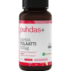 PUHDAS+ Folaatti 500 µg kapseli 60 kpl