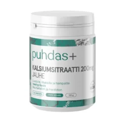 PUHDAS+ Kalsiumsitraatti 200 mg jauhe 120 g