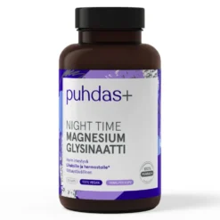 Puhdas+ Night Time Magnesiumglysinaatti kapseli 120 kpl