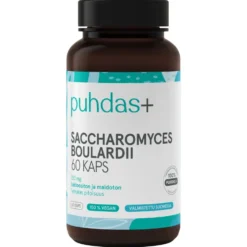 PUHDAS+ Saccharomyces boulardii 250 mg kapseli 60 kpl