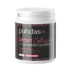 PUHDAS+ Sport Collagen & C-vitamiini & OptiMSM jauhe 270 g