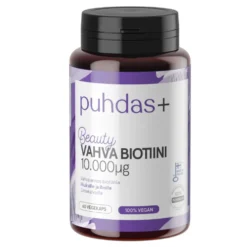 PUHDAS+ Vahva Biotiini 10.000 µg kapseli 60 kpl