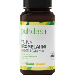 Puhdas+ Vahva Bromelaiini 800 GDU (344 mg) 60 kaps