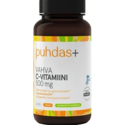 Puhdas+ Vahva C-vitamiini 500 mg 60 kaps