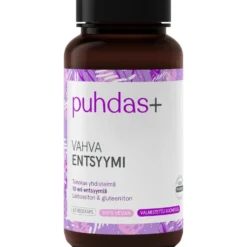PUHDAS+ Vahva Entsyymi vegekapseli 60 kpl