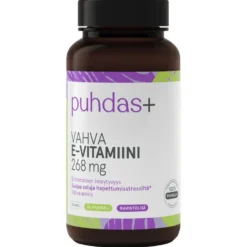 Puhdas+ Vahva E-vitamiini 268 mg 60 kaps
