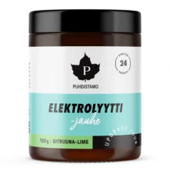 PUHDISTAMO Elektrolyyttijauhe Sitruuna-Lime 120 g