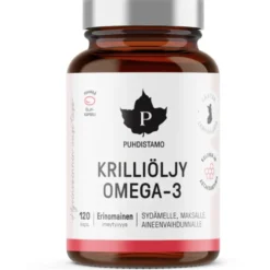 PUHDISTAMO Krilliöljy Omega-3 kapseli 120 kpl