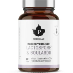PUHDISTAMO Maitohappobakteeri + Boulardii kapseli 60 kpl