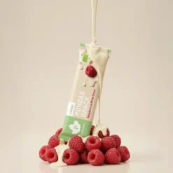 Puhdistamo Puhdas Snack -patukka, Raspberry & White Cacao Luomu 40 g