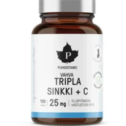 PUHDISTAMO Tripla Sinkki+C 25 mg kapseli 120 kpl