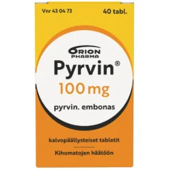PYRVIN 100 mg tabletti, kalvopäällysteinen