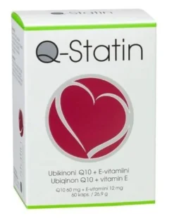 Q STATIN Ubikinoni Q10 + E-Vitamiini kapseli