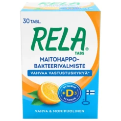 RELA Tabs Appelsiini + D3 tabletti 30 kpl