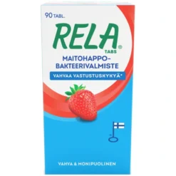 RELA Tabs Mansikka purutabletti 90 kpl