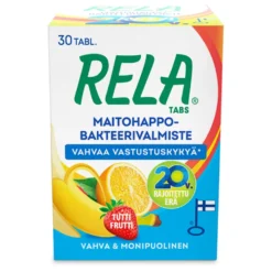 RELA Tabs Tutti Frutti tabletti 30 kpl