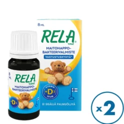 Rela tipat + D3 2x8 ml