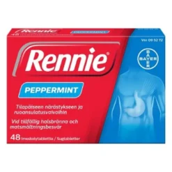 RENNIE Peppermint 80 mg/680 mg imeskelytabletti
