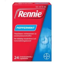 RENNIE Peppermint 80 mg/680 mg imeskelytabletti