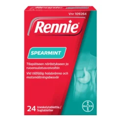 RENNIE Spearmint 80 mg/680 mg imeskelytabletti