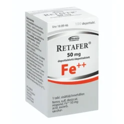 RETAFER 50 mg depottabletti 100 kpl