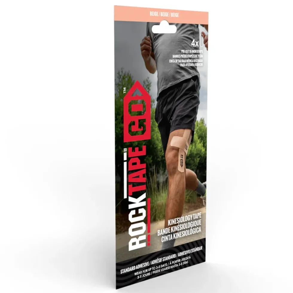Rocktape Go Fast Kinesioteippi Beige 5 cm x 25 cm 4 kpl