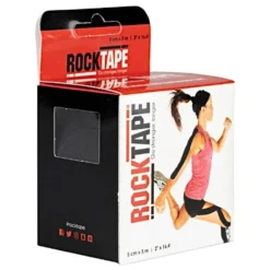 Rocktape Kinesioteippi Musta 5 cm x 5 m 1 rll