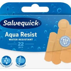 SALVEQUICK Aqua Resist vettä hylkivä laastari 22 kpl